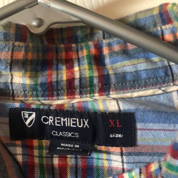 Used Xl Cremieux classics button down multiple colors on shirt - Picture 2 of 4